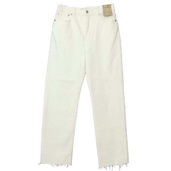 Madewell Women's Straight Leg Jeans - Cream - Picture 2 of 6